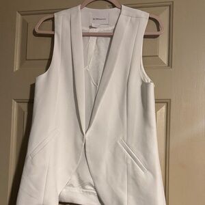 BCBGMaxAzria Ivory Sleeveless Vest